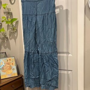 Stylish Blue Flowy pants